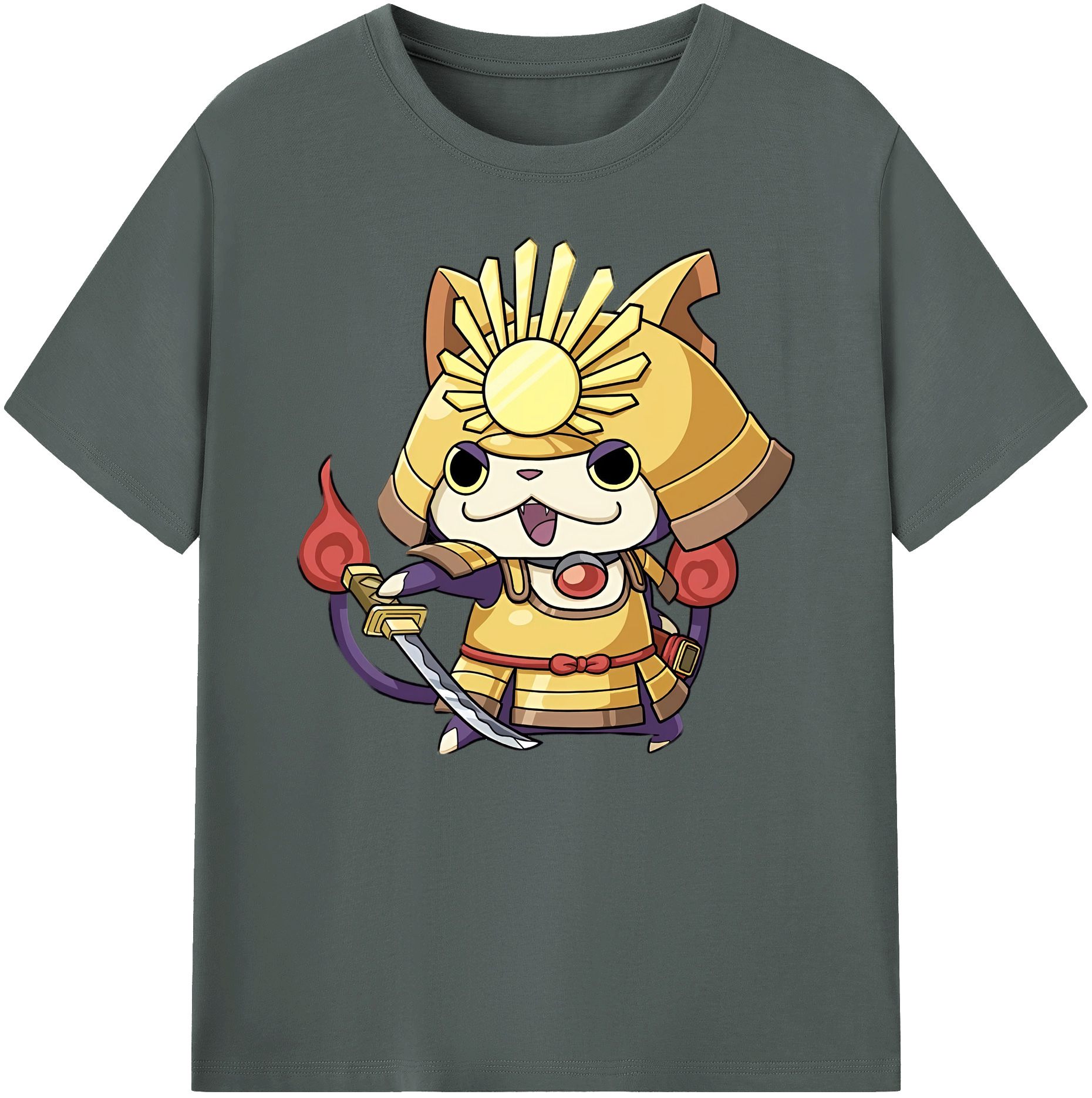 （画像用） 妖怪ウォッチ Yo-kai Watch 綿100％ メンズ半袖Tシャツ｜肌触りやわらか＆通気性